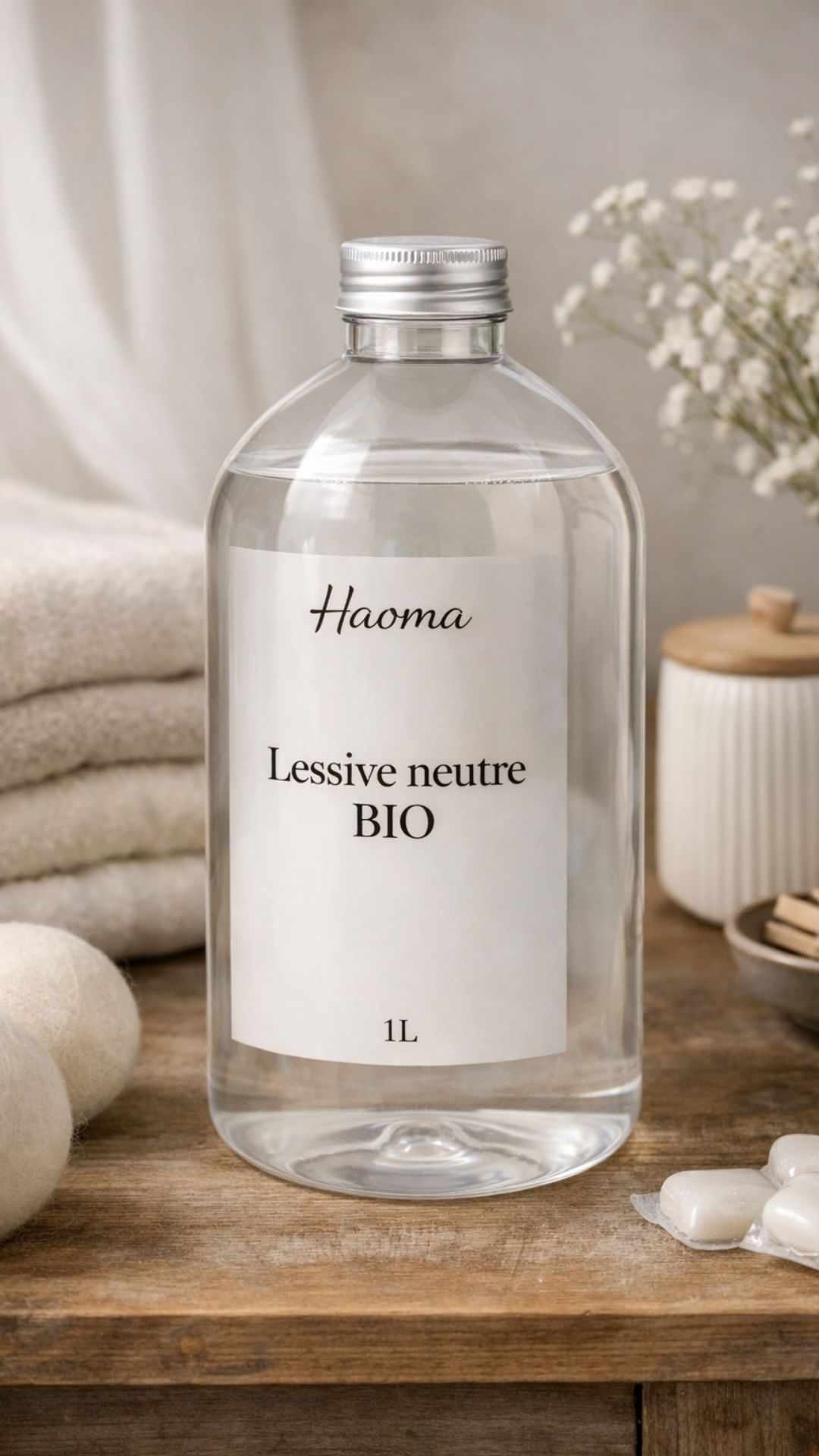 Lessive Liquide BIO 1L - non parfumée