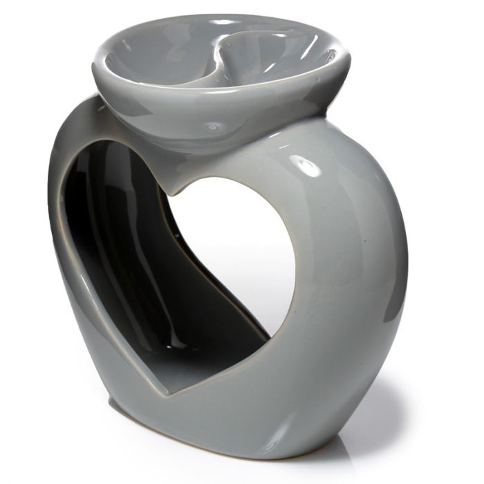 Brûleur Cœur Gris