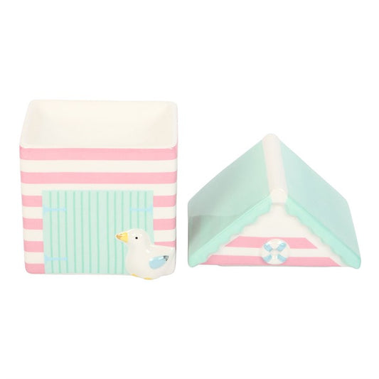 🏖️ Brûle-Parfum Cabane de Plage Pastel