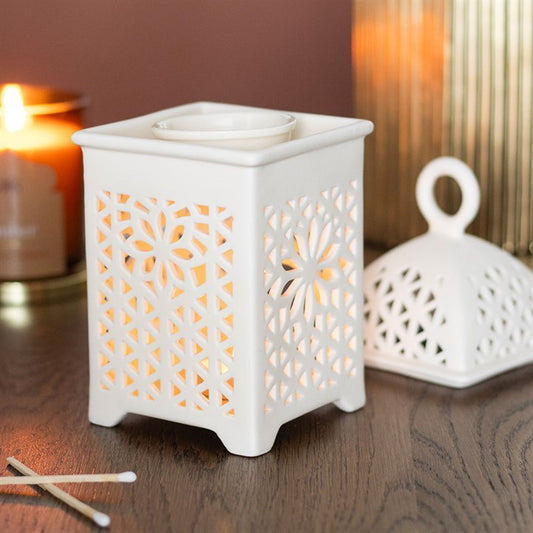 🏮 Brûleur Lanterne en Céramique