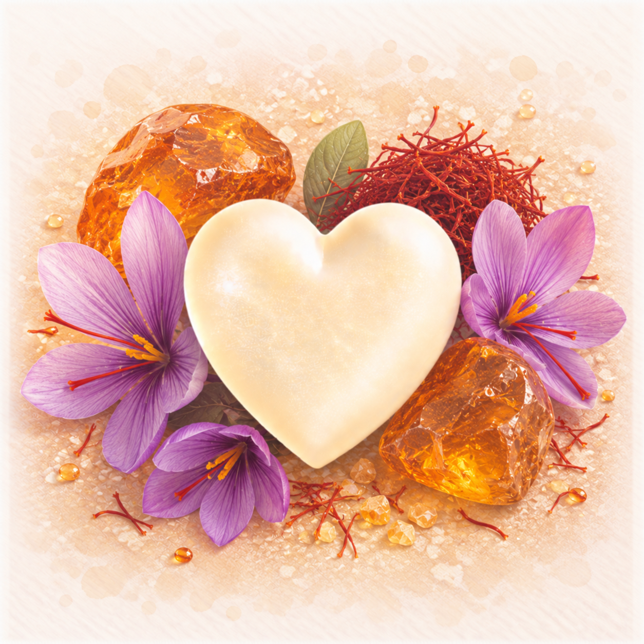 Fondant parfumé Ambre & Safran