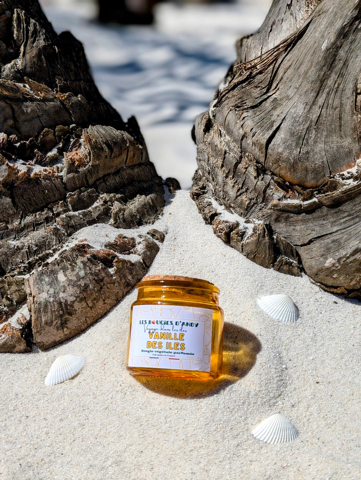 Bougie Vanille des îles