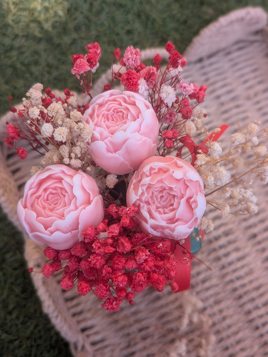 Vase 🍓 et bouquet éternel