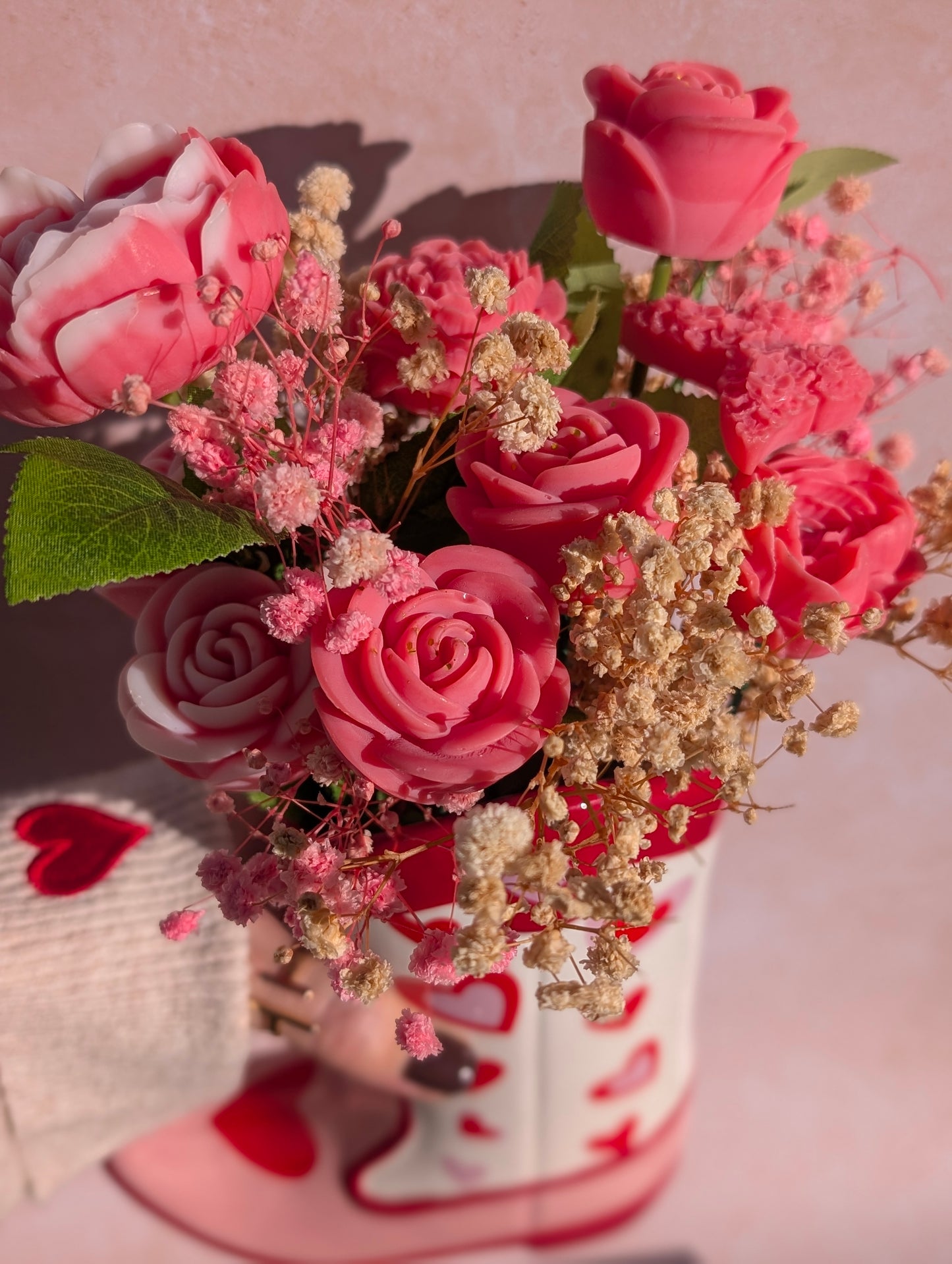 Bouquet parfumé Musc - Vase Botte