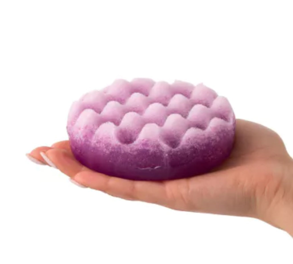 Savon éponge Grenade dorée