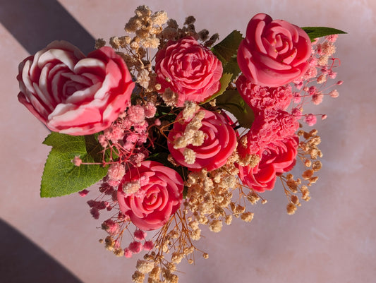 Bouquet parfumé Musc - Vase Botte