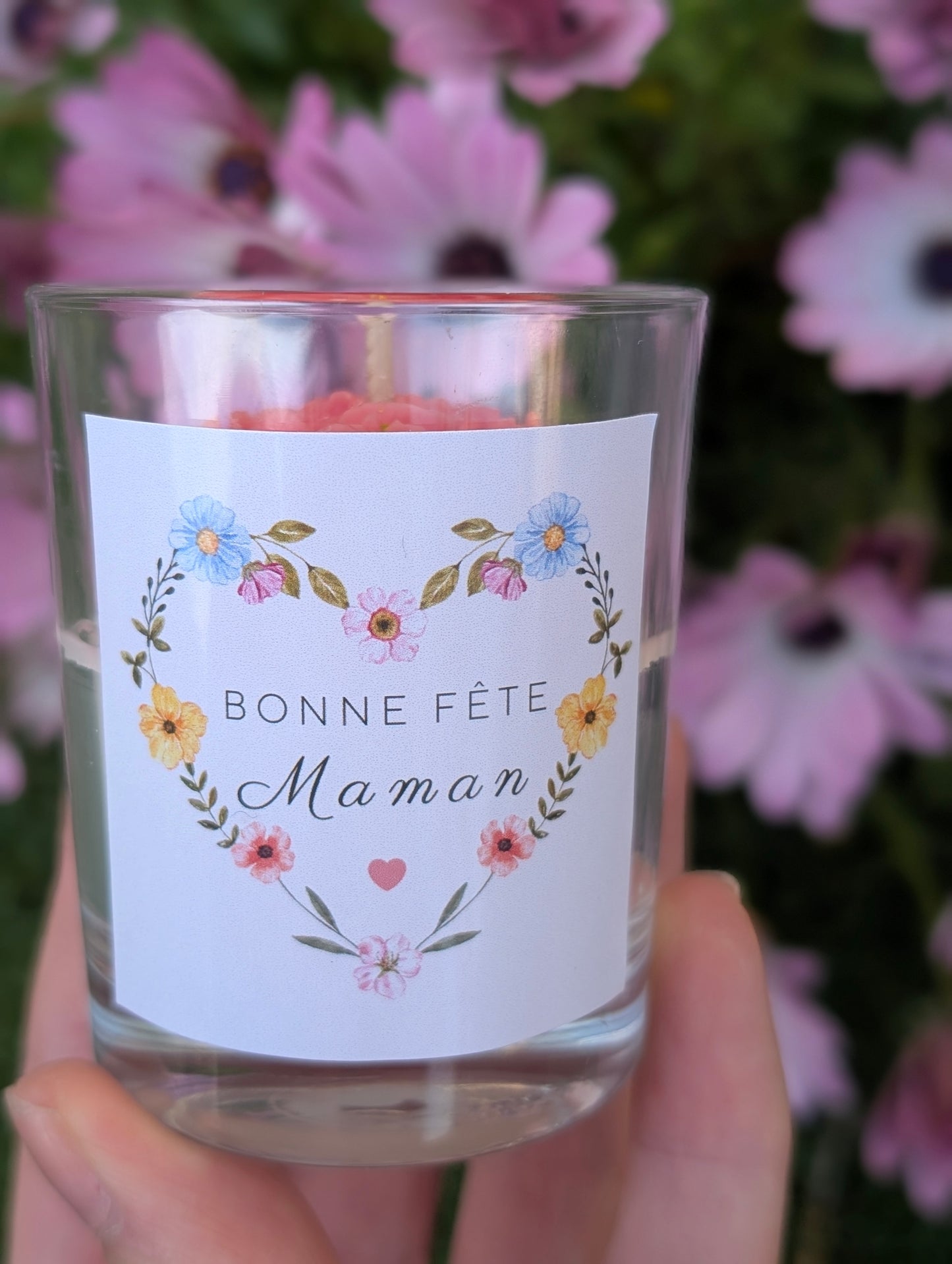 Mini Bougie "Bonne fête maman"