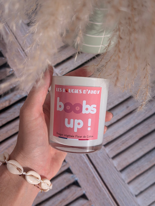 Bougie Fleur de Coton – Édition Octobre Rose  💗