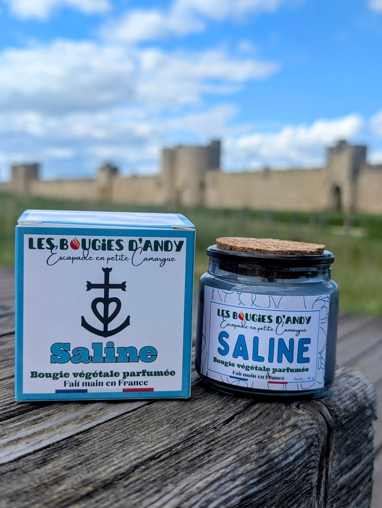 Bougie Parfumée Saline Camargue 70g Artisanale – Les Bougies d'Andy