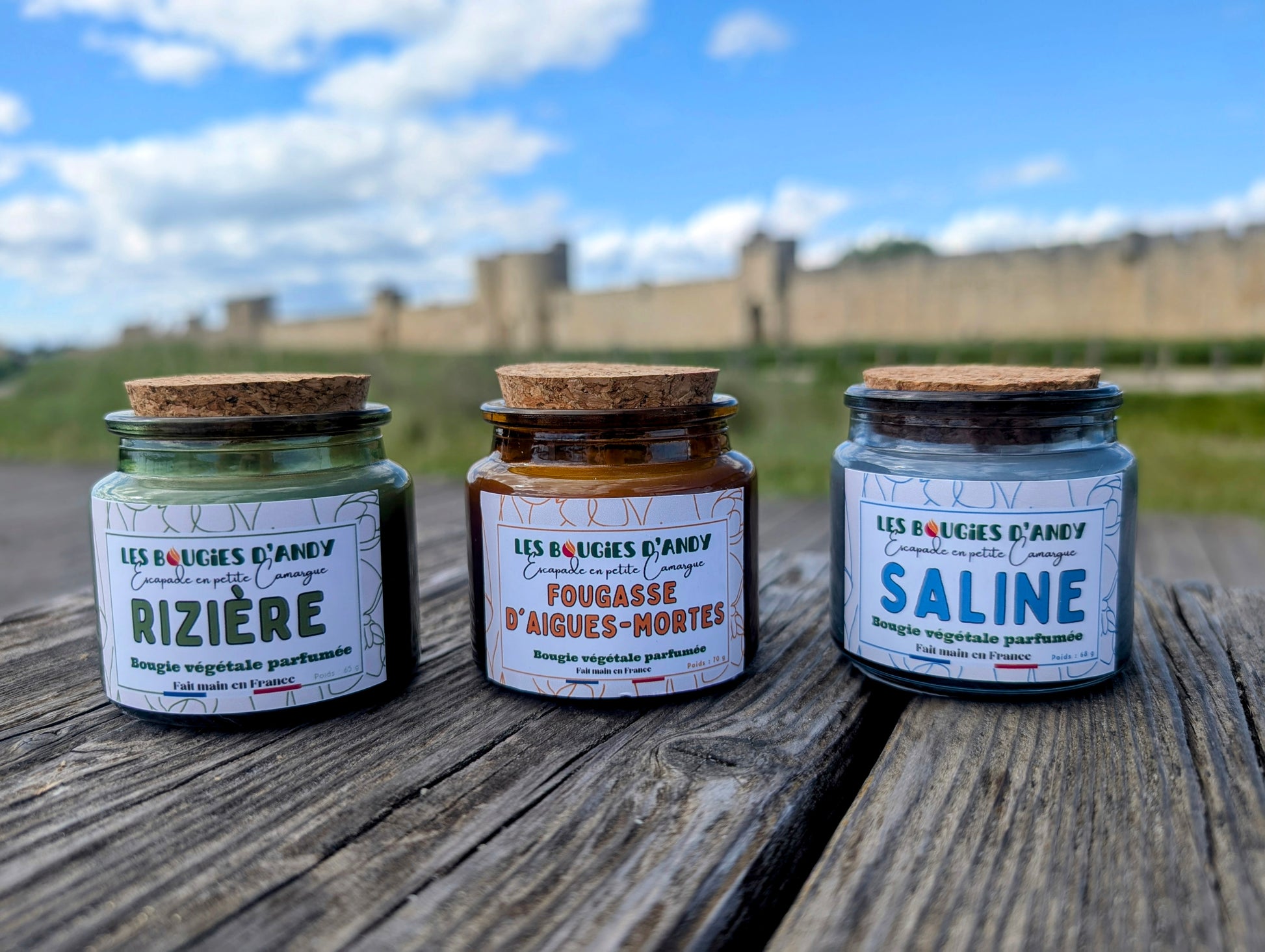 Bougie Parfumée Saline Camargue 70g Artisanale – Les Bougies d'Andy