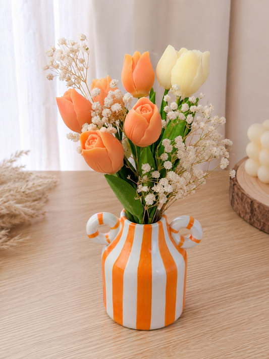 Bouquet Parfumé 6 tulipes - Fleur d'Oranger