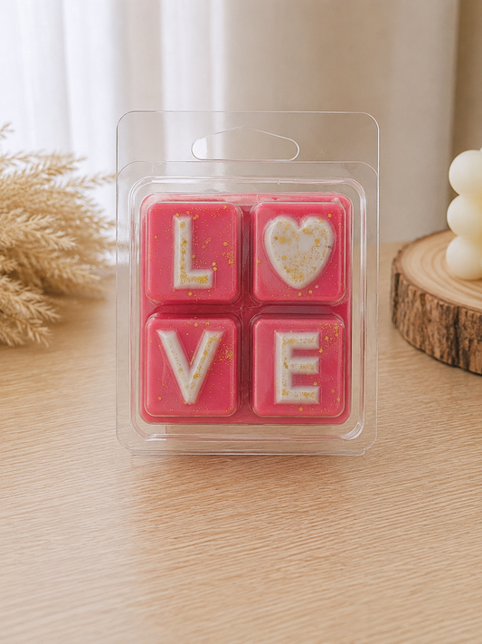 Fondant parfumé LOVE – Clamshell parfumé artisanal 55g