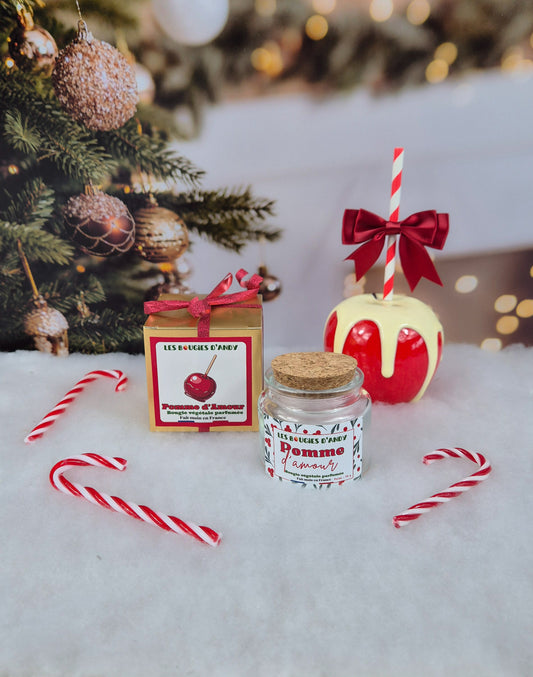 🍎  Bougie de Noël – Pomme d’Amour