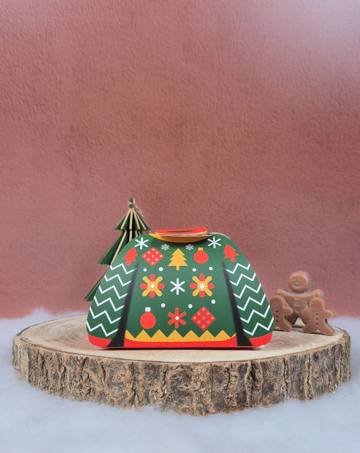 Fondant de Noël - Boîte Pull de Noël