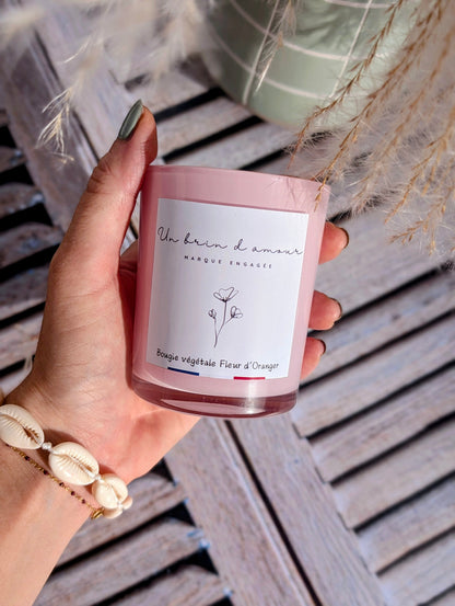Bougie Fleur d’Oranger – Édition Octobre Rose  💗