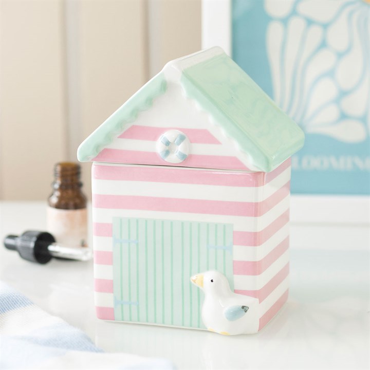 🏖️ Brûle-Parfum Cabane de Plage Pastel