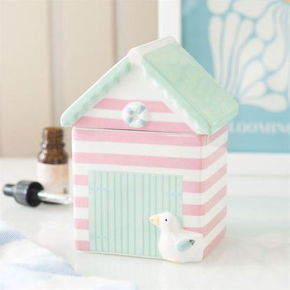 🏖️ Brûle-Parfum Cabane de Plage Pastel
