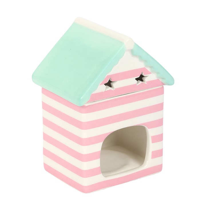 🏖️ Brûle-Parfum Cabane de Plage Pastel
