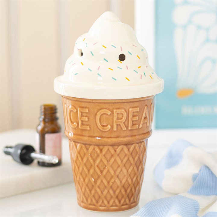 🍦 Brûle-Parfum Cornet de Glace