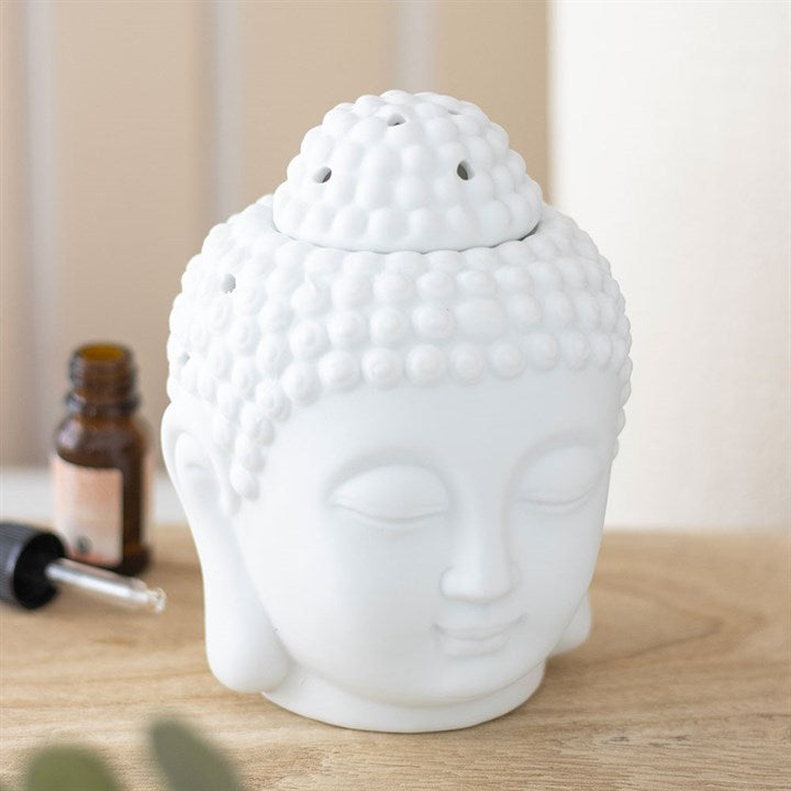Brûleur à fondant Buddha céramique blanc – Les Bougies d'Andy Camargue