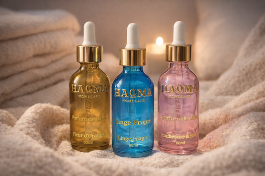 Parfum de Linge Cachemire & Soie – Concentré parfumé de Grasse
