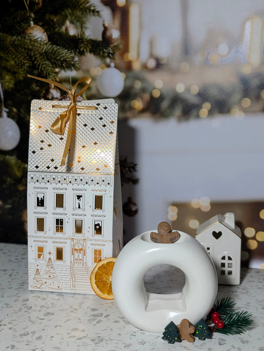 ✨ Coffret Luxe – Brûleur Anneau & Fondant de Noël