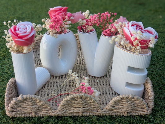 Soliflore LOVE et fleurs parfumées