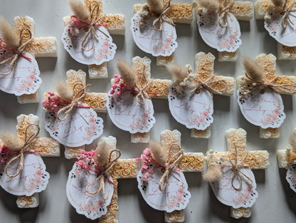 Mini Croix parfumée - cadeaux invités