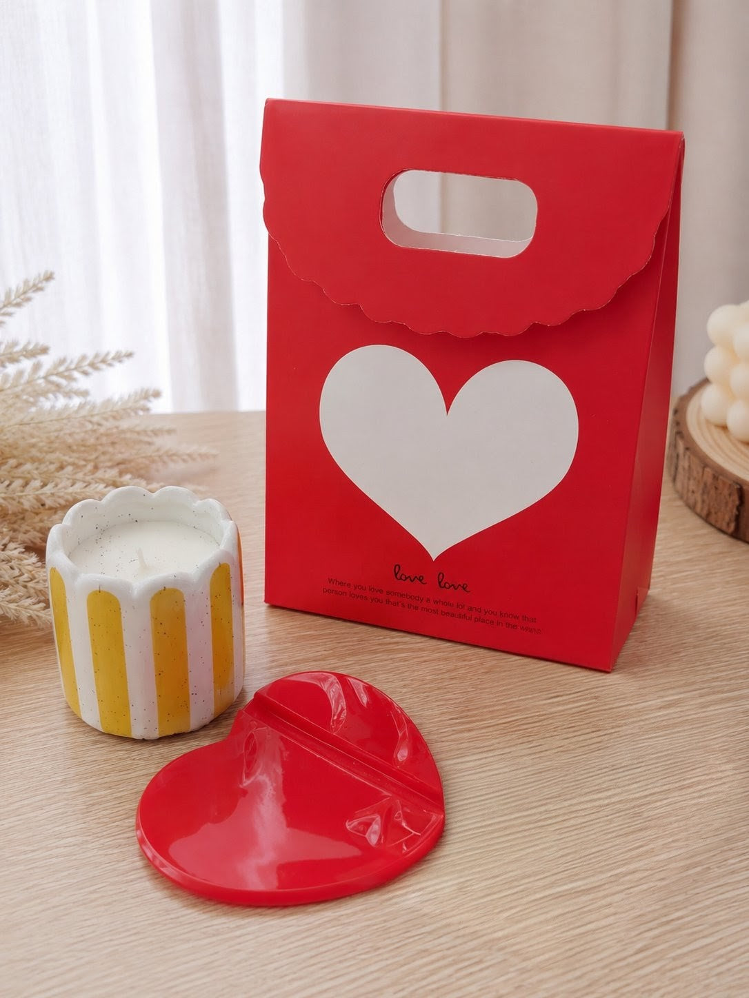 Mini coffret Monoï – Bougie parfumée & poudre parfumée artisanales