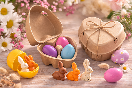 Boîte d'œufs - fondants parfumés de Pâques
