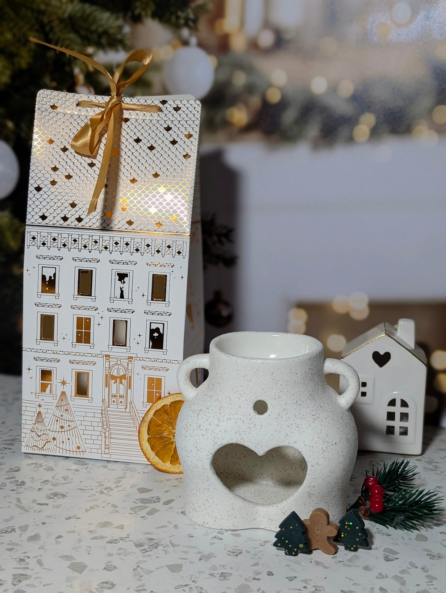 ✨  Coffret Luxe – Brûleur “Poignées d’Amour” & Fondant de Noël