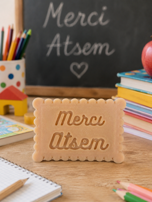 Fondant Parfumé "Merci ATSEM" – Madeleine ✏️