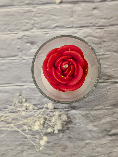 Mini Bougie Rose