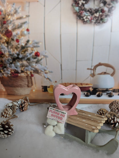 🎁 Coffret de Noël - Brûleur coeur + fondant de Noël